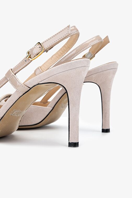 Valmenti Abriana Kadın Nude Hakiki Deri Topuklu Ayakkabı - Görsel 6