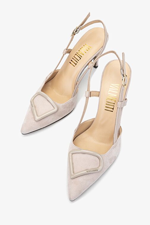 Valmenti Abriana Kadın Nude Hakiki Deri Topuklu Ayakkabı - Görsel 7