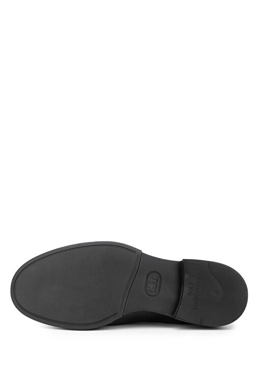 Tamer Tanca Erkek Hakiki Deri Siyah Klasik Ayakkabı - Görsel 5