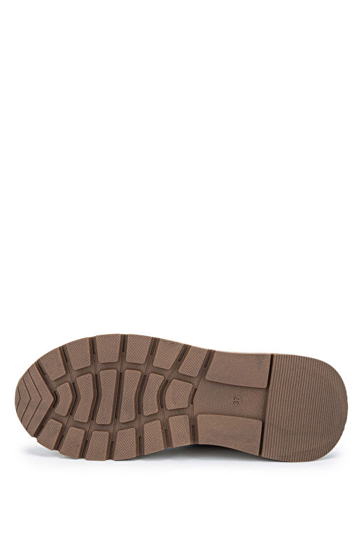 Tamer Tanca Kadın Hakiki Deri Bej Sneakers & Spor Ayakkabı - Görsel 7