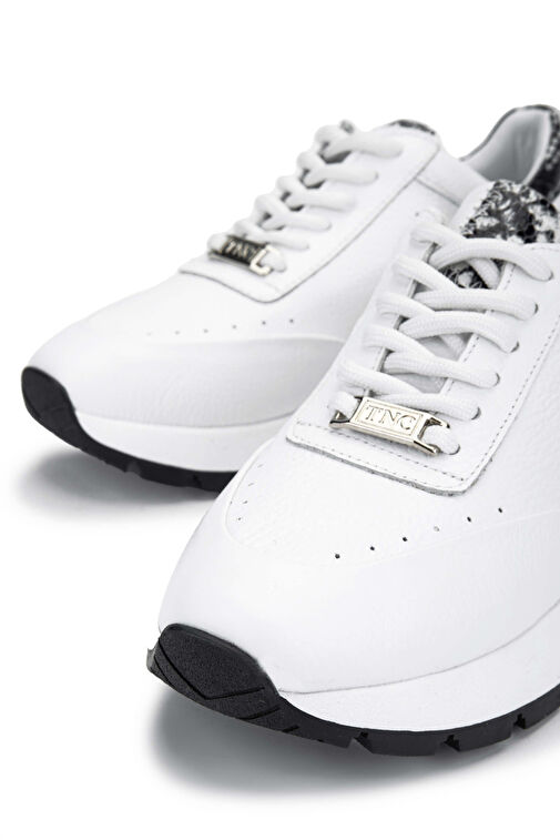 Tamer Tanca Siyah Kadın Deri Sneaker 231 422 BN AYK Y24 - Görsel 7