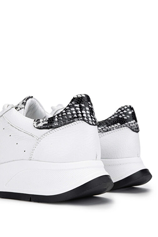 Tamer Tanca Siyah Kadın Deri Sneaker 231 422 BN AYK Y24 - Görsel 11