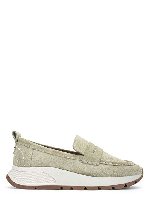 Tamer Tanca Siyah Kadın Süet Loafer 231 414Y BN AYK Y24 - Görsel 2