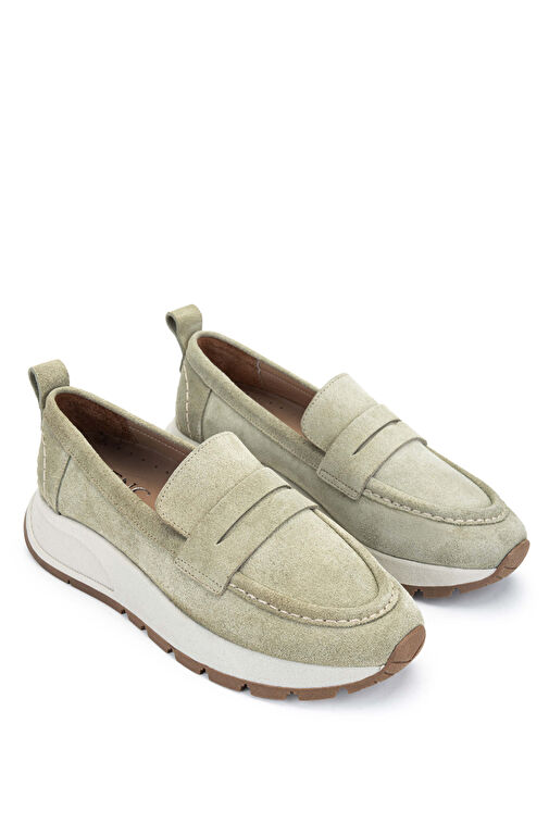 Tamer Tanca Siyah Kadın Süet Loafer 231 414Y BN AYK Y24 - Görsel 3