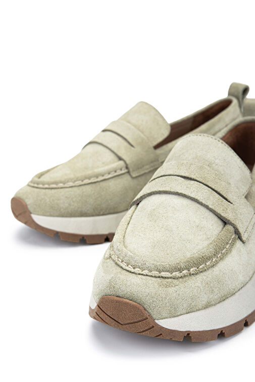 Tamer Tanca Siyah Kadın Süet Loafer 231 414Y BN AYK Y24 - Görsel 4