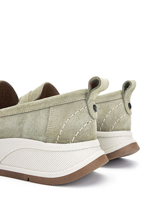 Tamer Tanca Siyah Kadın Süet Loafer 231 414Y BN AYK Y24 - Görsel 6