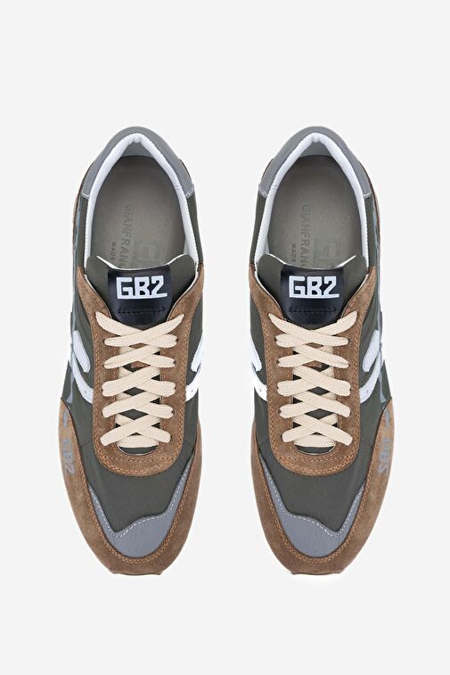 Butteri Erkek Deri & Tekstil Kahve/Haki Sneakers & Spor Ayakkabı - Görsel 5