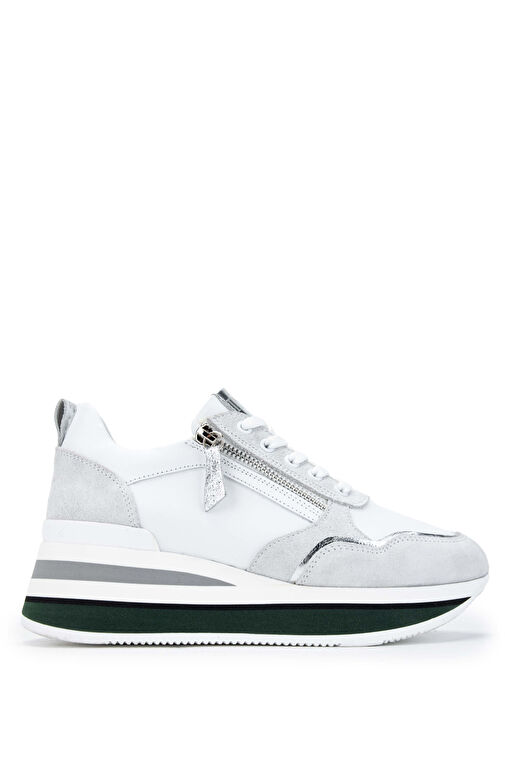 Tamer Tanca Kadın Hakiki Deri Beyaz Sneakers & Spor Ayakkabı - Görsel 2