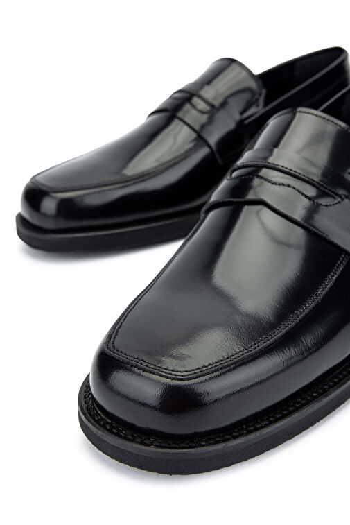 Tamer Tanca Siyah Erkek Deri Loafer 183 29901 ERK AYK Y24 - Görsel 5