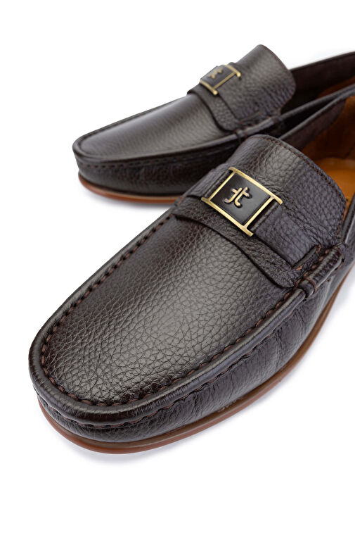 Tamer Tanca Siyah Erkek Deri Loafer 537 3429 ERK AYK Y24 - Görsel 4