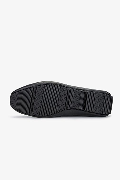 Valmenti Zanda Erkek Siyah Yılan Hakiki Deri Klasik Ayakkabı - Görsel 6