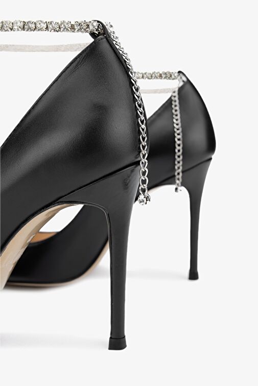 Valmenti Gold Kadın Deri Stiletto 613 27350 BN AYK Y24 - Görsel 5