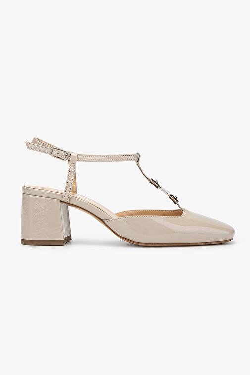 Valmenti Rachelle Kadın Taş Hakiki Deri Topuklu Ayakkabı - Görsel 2