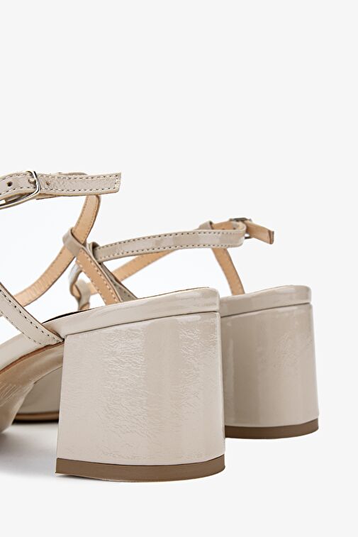 Valmenti Rachelle Kadın Taş Hakiki Deri Topuklu Ayakkabı - Görsel 5