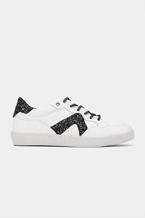 Valmenti Beyaz Kadın Deri Sneaker 804 207 BN AYK Y24 - Görsel 2