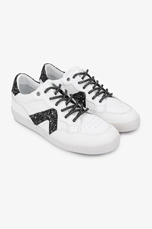 Valmenti Beyaz Kadın Deri Sneaker 804 207 BN AYK Y24 - Görsel 6