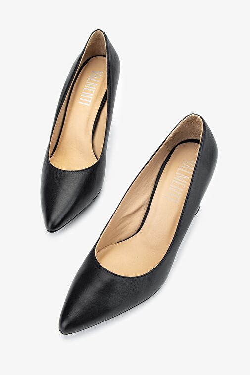 Valmenti Siyah Kadın Rugan Topuklu Ayakkabı 248 243 BN AYK Y24 - Görsel 5