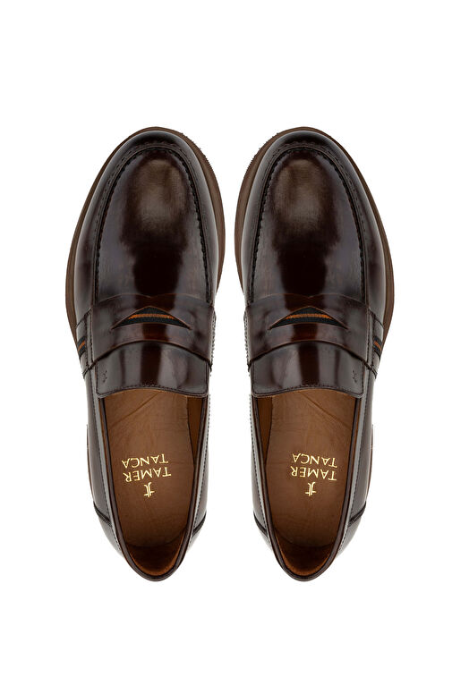 Tamer Tanca Bordo Erkek Deri Loafer 987 122K ERK AYK Y24 - Görsel 6