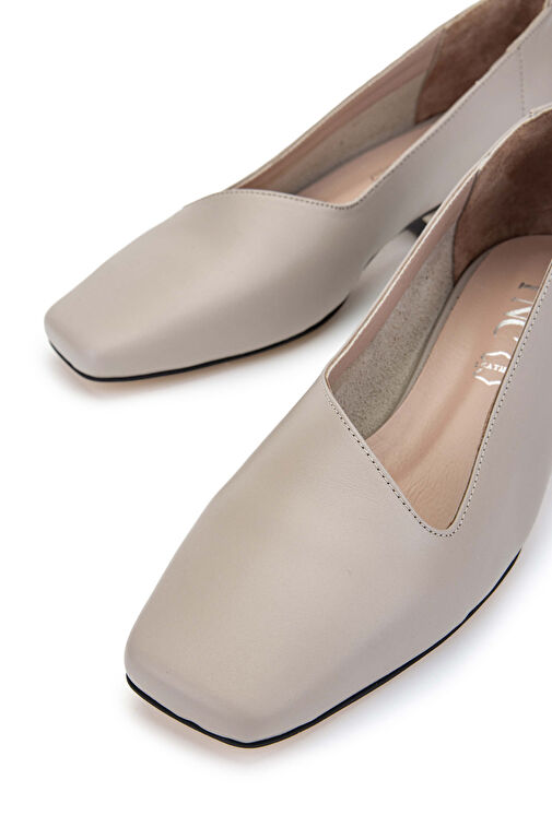 Tamer Tanca Kadın Hakiki Deri Vizon Topuklu Ayakkabı - Görsel 5