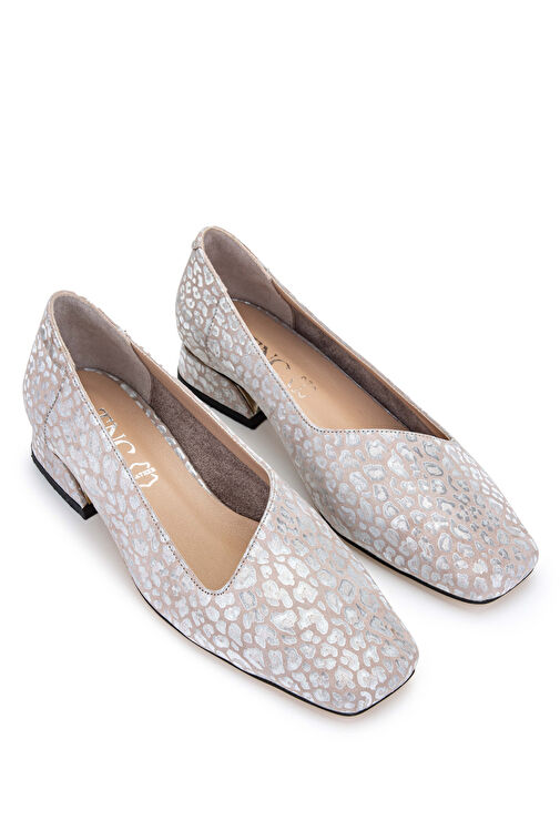 Tamer Tanca Vizon Kadın Deri Topuklu Ayakkabı 923 01 BN AYK Y24 - Görsel 3