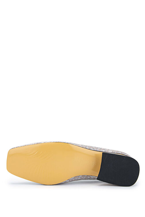 Tamer Tanca Vizon Kadın Deri Topuklu Ayakkabı 923 01 BN AYK Y24 - Görsel 4