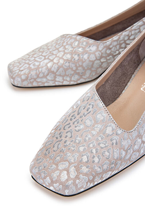 Tamer Tanca Vizon Kadın Deri Topuklu Ayakkabı 923 01 BN AYK Y24 - Görsel 5