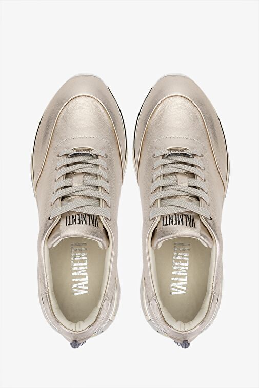 Valmenti Achernar Kadın Bronz Hakiki Deri Sneakers & Spor Ayakkabı - Görsel 7