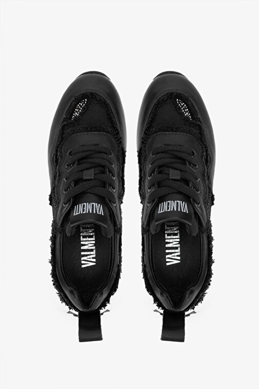 Valmenti Lovita Kadın Siyah Hakiki Deri Sneakers & Spor Ayakkabı - Görsel 7