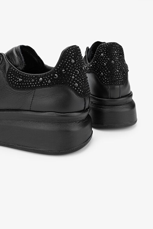 Valmenti Beyaz Kadın Deri Sneaker 1028 165-S3 BN AYK Y24 - Görsel 5