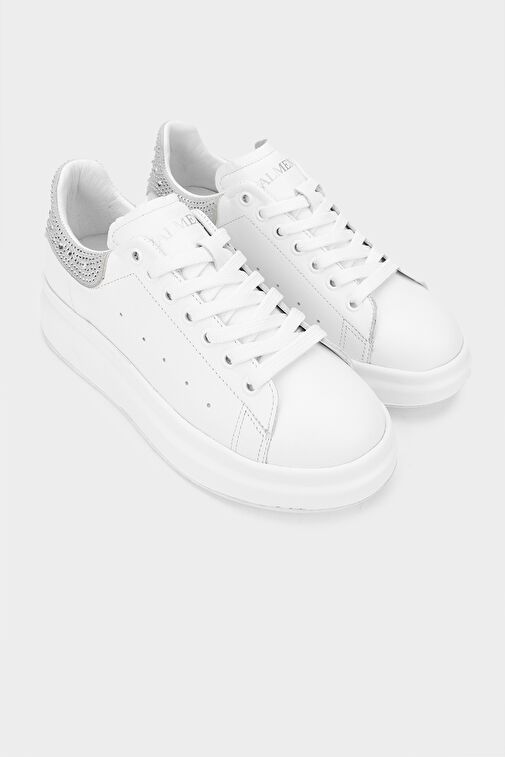 Valmenti Eric Kadın Beyaz Hakiki Deri Sneakers & Spor Ayakkabı - Görsel 3