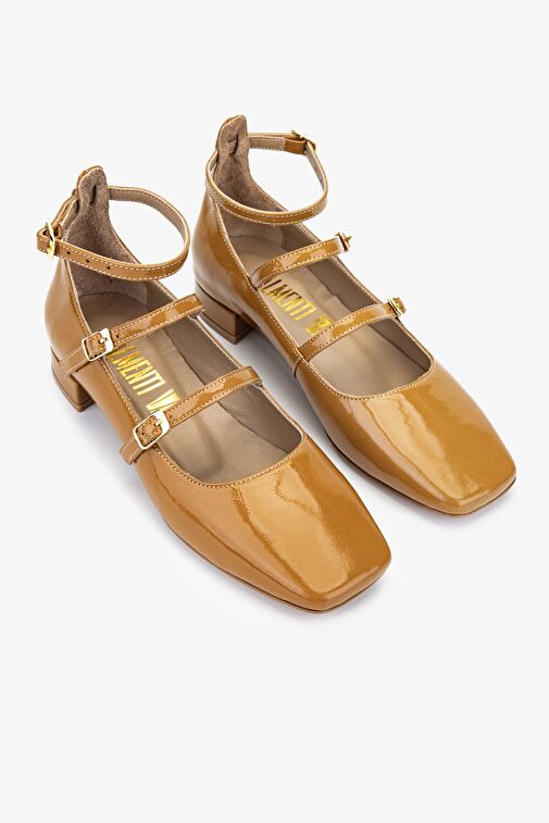 Valmenti Vizon Kadın Rugan Topuklu Ayakkabı 1029 1250 BN AYK Y24 - Görsel 3