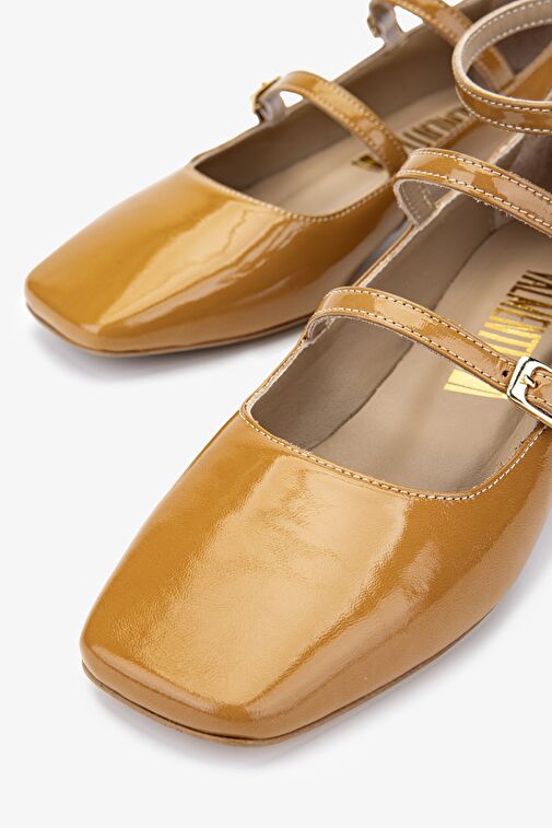 Valmenti Vizon Kadın Rugan Topuklu Ayakkabı 1029 1250 BN AYK Y24 - Görsel 4