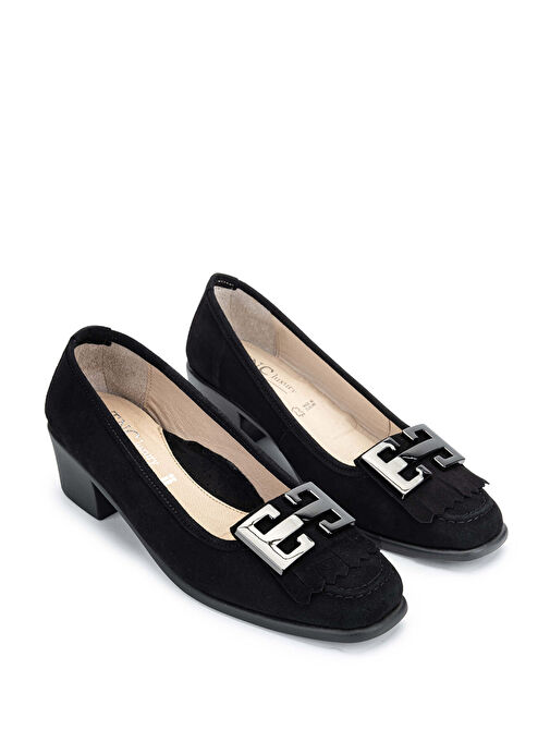 Relax Anatomic Kadın Hakiki Deri Siyah Comfort Ayakkabı - Görsel 3