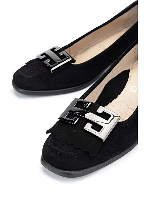 Relax Anatomic Kadın Hakiki Deri Siyah Comfort Ayakkabı - Görsel 4