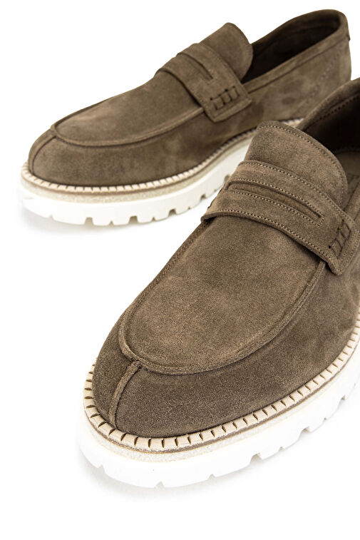 Franceschetti Erkek Hakiki Deri Vizon Loafer Ayakkabı - Görsel 4