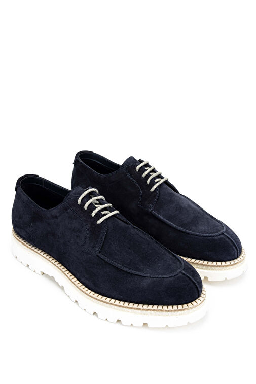 Franceschetti Erkek Hakiki Deri Lacivert Casual Ayakkabı - Görsel 3