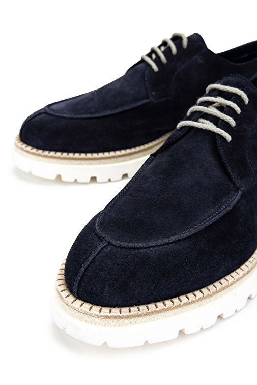 Franceschetti Erkek Hakiki Deri Lacivert Casual Ayakkabı - Görsel 4