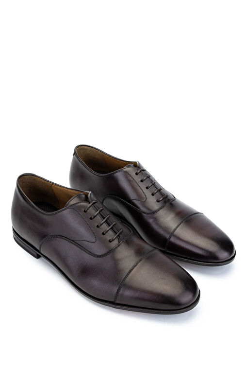 Franceschetti Erkek Hakiki Deri Bordo Klasik Ayakkabı - Görsel 3