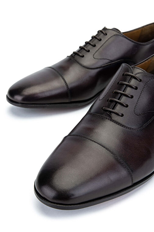 Franceschetti Erkek Hakiki Deri Bordo Klasik Ayakkabı - Görsel 4