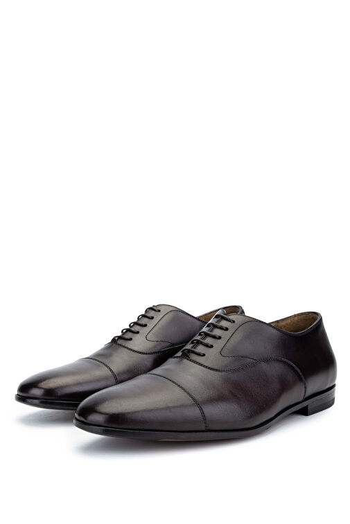 Franceschetti Erkek Hakiki Deri Bordo Klasik Ayakkabı - Görsel 5