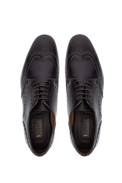 Franceschetti Erkek Hakiki Deri Kahverengi Klasik Ayakkabı - Görsel 6