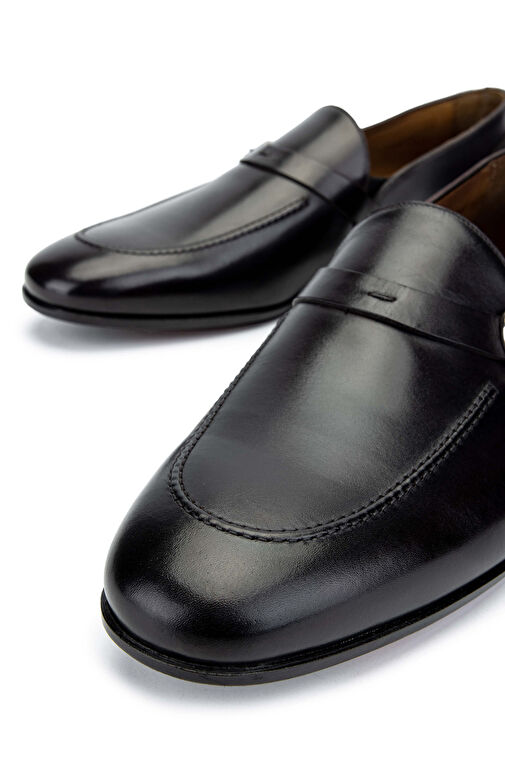 Franceschetti Siyah Erkek Deri Klasik Ayakkabı 981 0801039 ERK AYK Y24 - Görsel 4