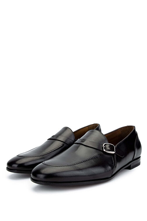 Franceschetti Siyah Erkek Deri Klasik Ayakkabı 981 0801039 ERK AYK Y24 - Görsel 5