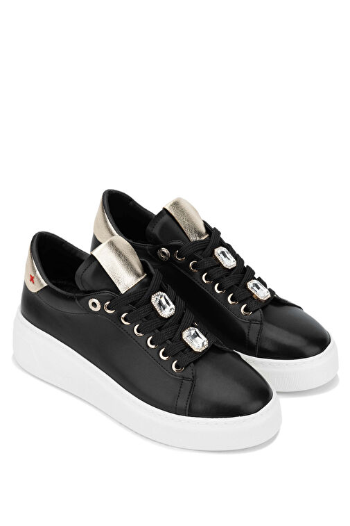 Tamer Tanca Bej Kadın Sneaker 1009 1590 BN AYK Y24 - Görsel 3