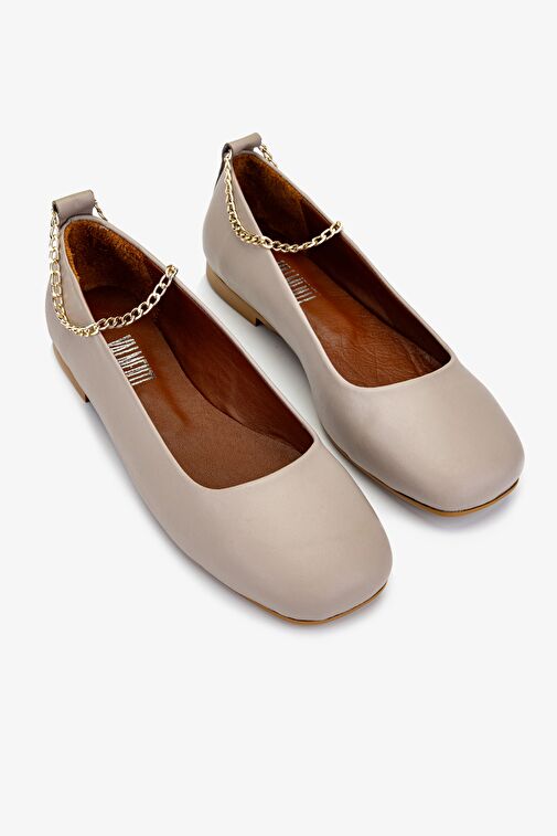 Valmenti Siyah Kadın Deri Babet 453 148-3 BN AYK Y24 - Görsel 3