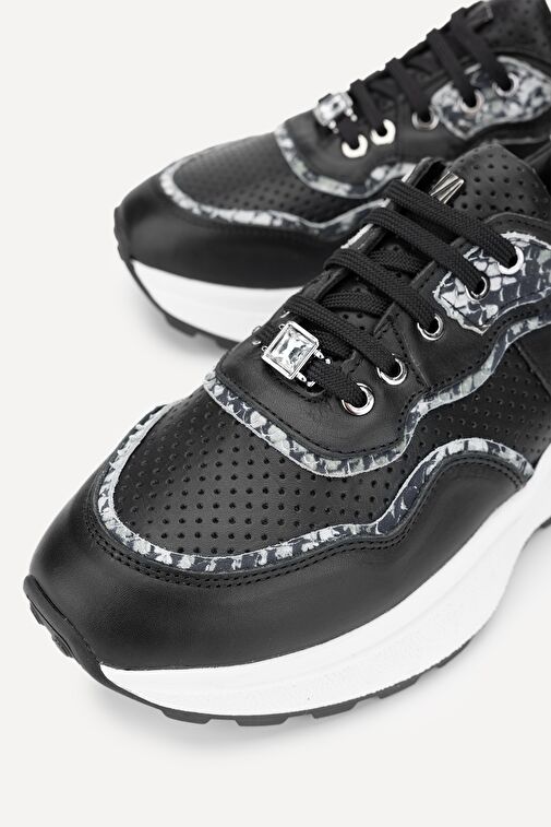 Valmenti Bej Kadın Deri Sneaker 453 5264 BN AYK Y24 - Görsel 3