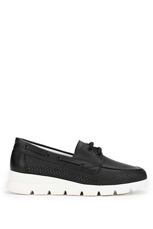 Tamer Tanca Bej Kadın Deri Günlük Ayakkabı 775 3108 BN AYK Y24 - Görsel 2