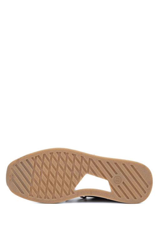 Tamer Tanca Kadın Deri Hasır Vizon Rugan Sneakers & Spor Ayakkabı - Görsel 4