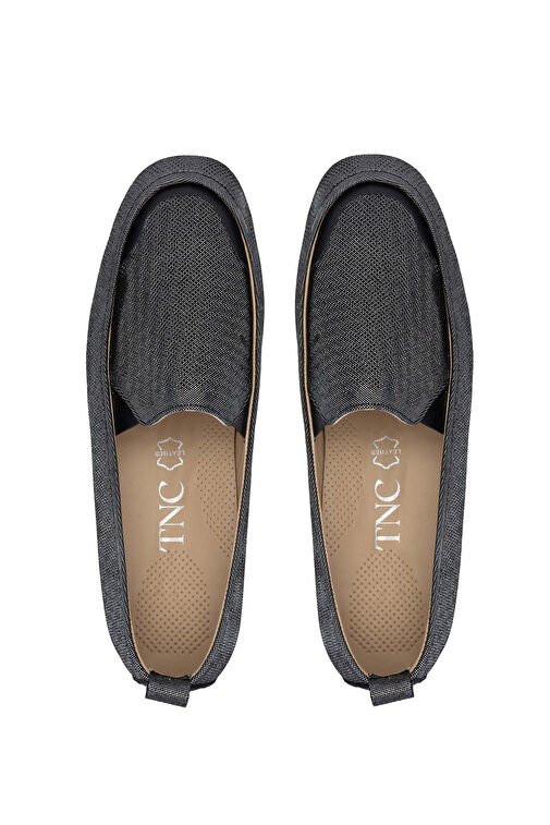 Tamer Tanca Gümüş Kadın Deri Günlük Ayakkabı 775 347 425 BN AYK Y24 - Görsel 6