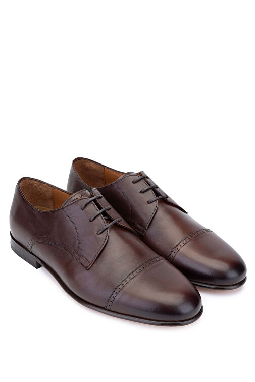 Tamer Tanca Erkek Hakiki Deri Taba Klasik Ayakkabı - Görsel 3